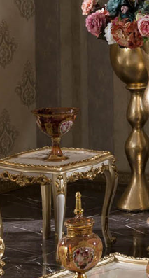 Topkapi Cream Side Table